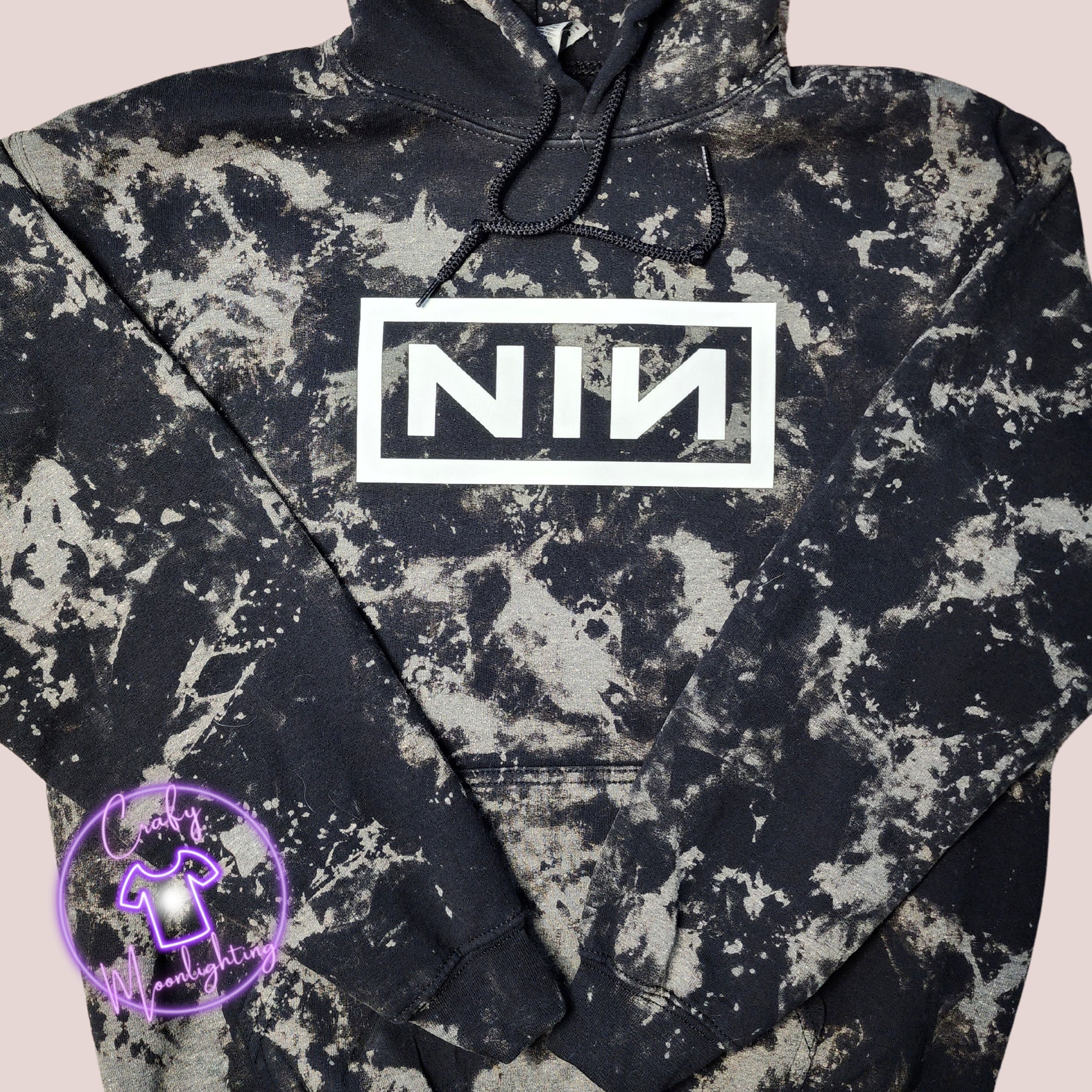Nine Inch Nails Hoodie - Etsy Nine Inch Nails Hoodie - Etsy