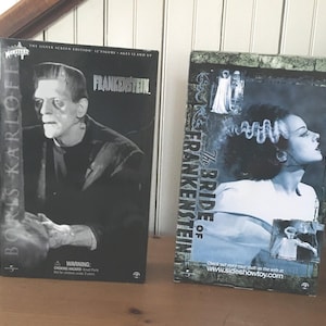 Vintage Collectible Set 12” Frankenstein and Bride