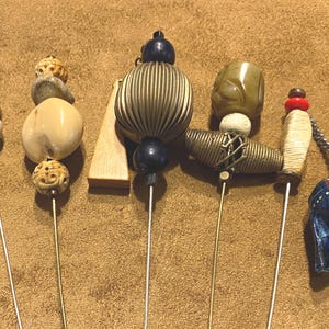 Whimsical Summer Hat Pins For Staw Hats