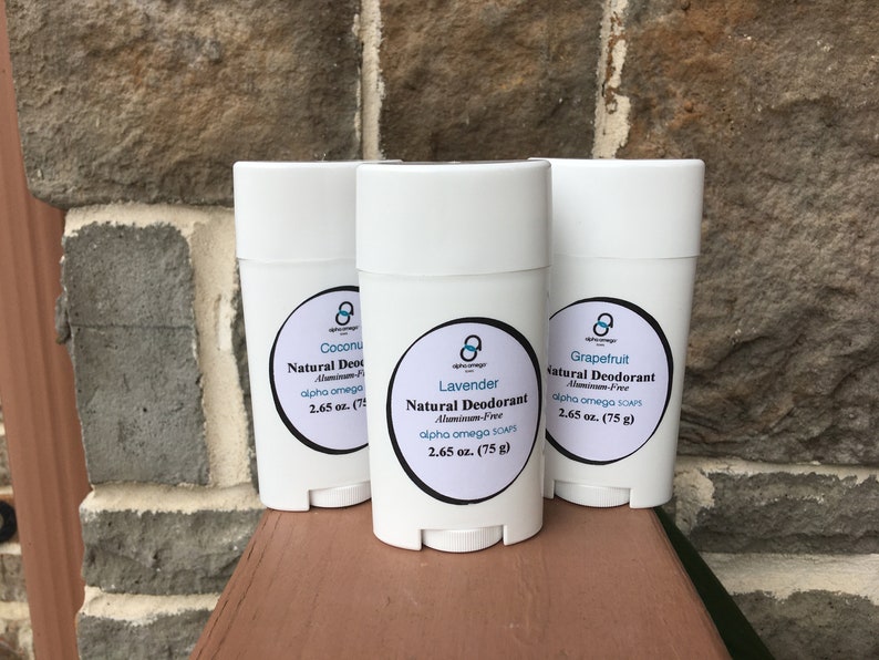 Natural Deodorant Vegan Deodorant Zinc Oxide Deodorant Etsy