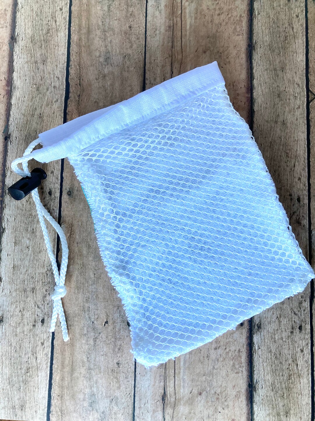 Polyester Mesh and Terry Cloth Soap Shampoo Bar Saver Bag Etsy