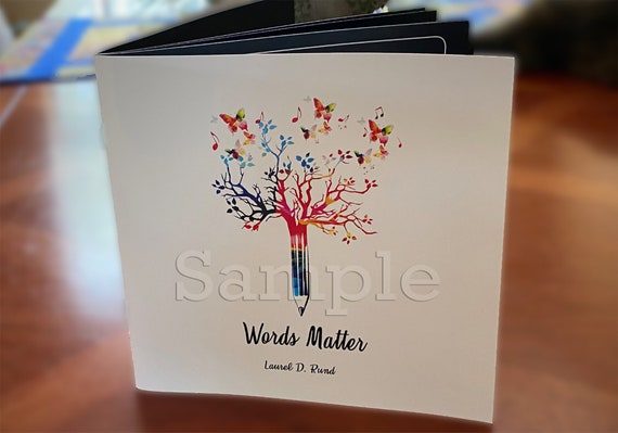Coffee Table Book WORDS MATTER Inspirational Quotes and Art 
