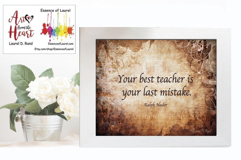 Essay on mistakes are our best teachers picture