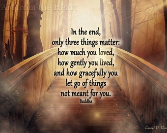 Buddha Quote Art Printable: Inspirational Wall Decor (Digital Download)