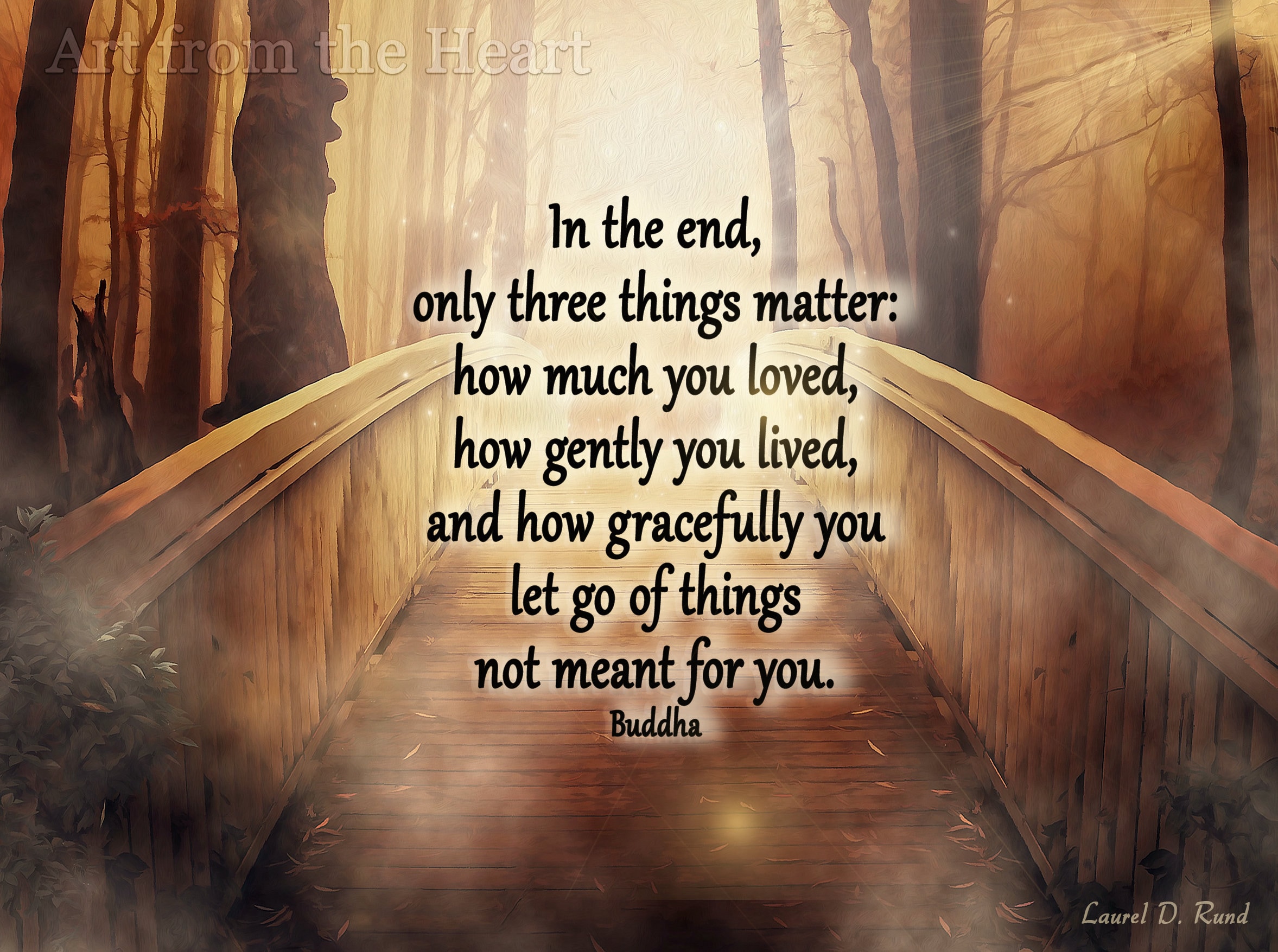 In the end only three things matter deals