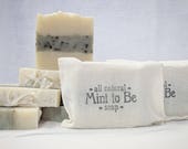 Mint To Be Soap - Handmade All Natural soap, Homemade, Vegan soap, Made with essential oils of Spearmint and Peppermint, organic ingredients