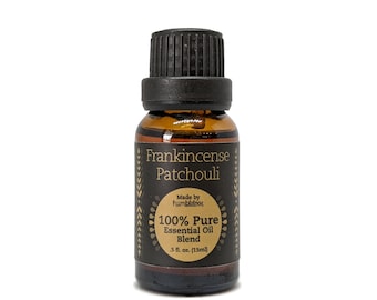 Frankincense Patchouli Aromatherapy Essential Oil Diffuser Blend - Pure Essential Oil blend for home or office