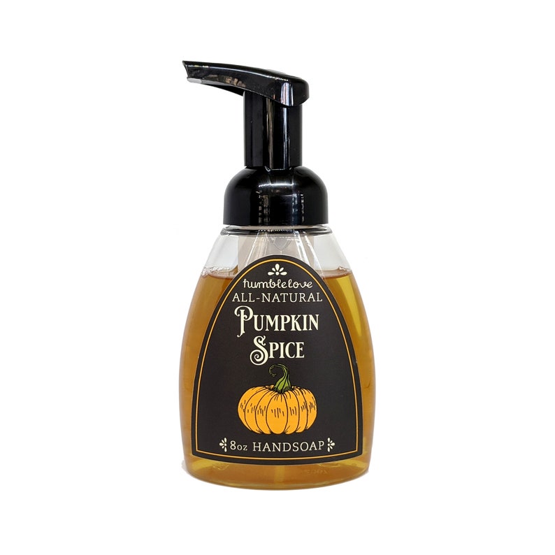 Pumpkin Spice Liquid Hand Soap 8oz All Natural & Etsy