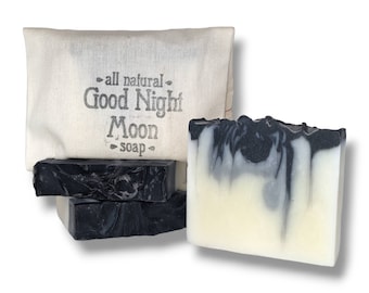 Good Night Moon Soap - All Natural, Moisturizing, Handmade, Relaxing - Essential oils of lavender, frankincense and geranium.
