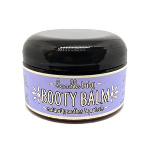 Diaper Rash Cream - All Natural Booty Balm With Organic Lavender and Zinc Oxide. 4oz.