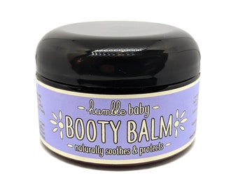 Diaper Rash Cream - All Natural Booty Balm With Organic Lavender and Zinc Oxide. 4oz.