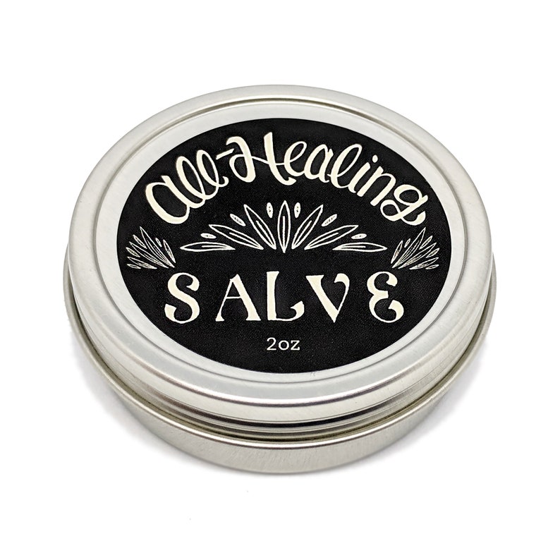 All-Healing Herbal Salve 2 oz Handmade, All-Natural. Soothing and Nourishing for Minor Skin Irritations. image 2