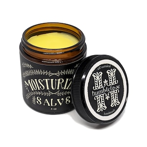 Moisturizing Salve - All-Natural Herbal Salve for Dry and Cracked Skin - 4oz Handmade Moisturizing Balm