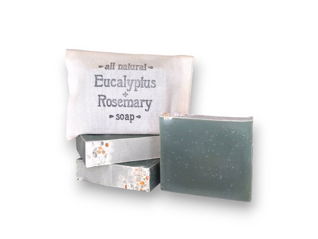 Eucalyptus Rosemary Soap - All Natural Handmade Soap, Vegan Soap, Made ...