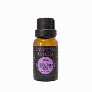 Lavendel Citron Aromaterapi Essential Oil Diffuser Blend - Ren eterisk oljeblandning för hemmet eller kontoret