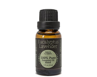 Eucalyptus Lavender Aromatherapy Essential Oil Diffuser Blend - Pure Essential Oil blend for home or office