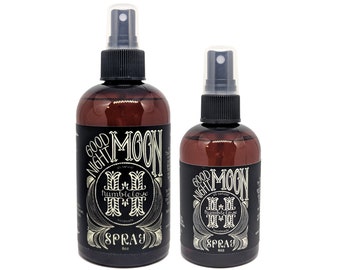 Good Night Moon Aromatherapy Spray - 4oz or 8oz -  Nighttime, calming. For sleep, meditation, relaxation. Lavender, Frankincense & Geranium