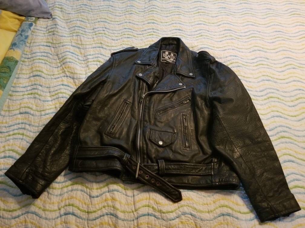 Unik Leather Jacket - Etsy