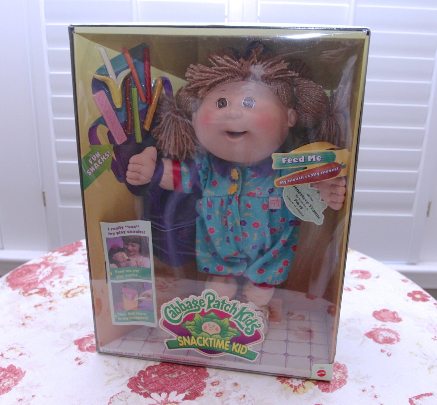 Rare Collectible Cabbage Patch Snacktime Kid Etsy
