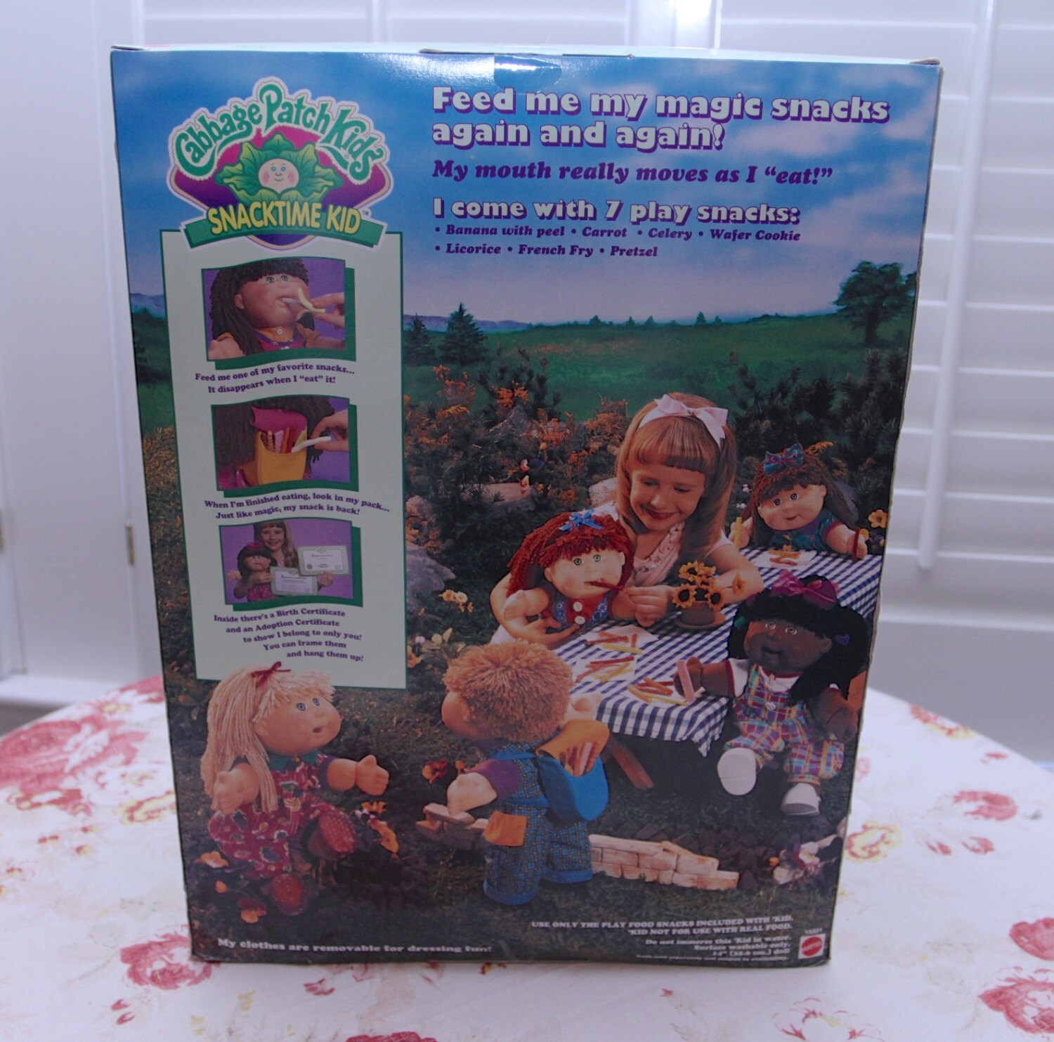Rare Collectible Cabbage Patch Snacktime Kid Etsy