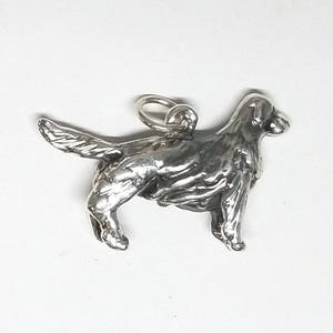 Sterling Silver Irish Setter Dog Pendant