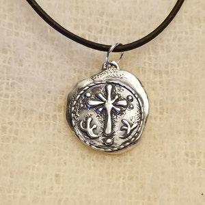 Sterling Silver Byzantine Cross Pendant
