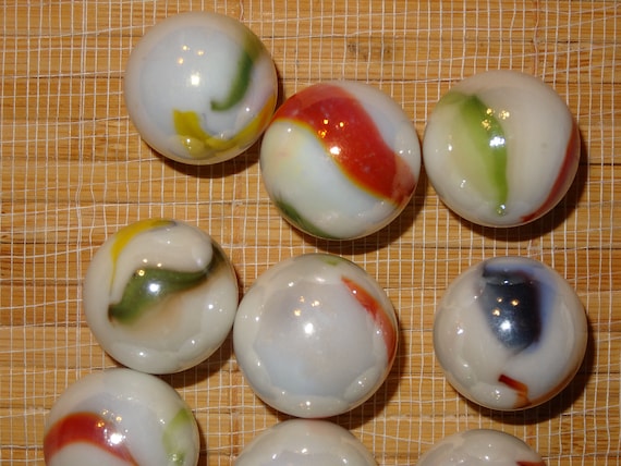 Mega Marbles 1 Inch Solid Color Boulders Decorative Collectible Craft Supplies Glass Marbles Large Marbles Game Toy