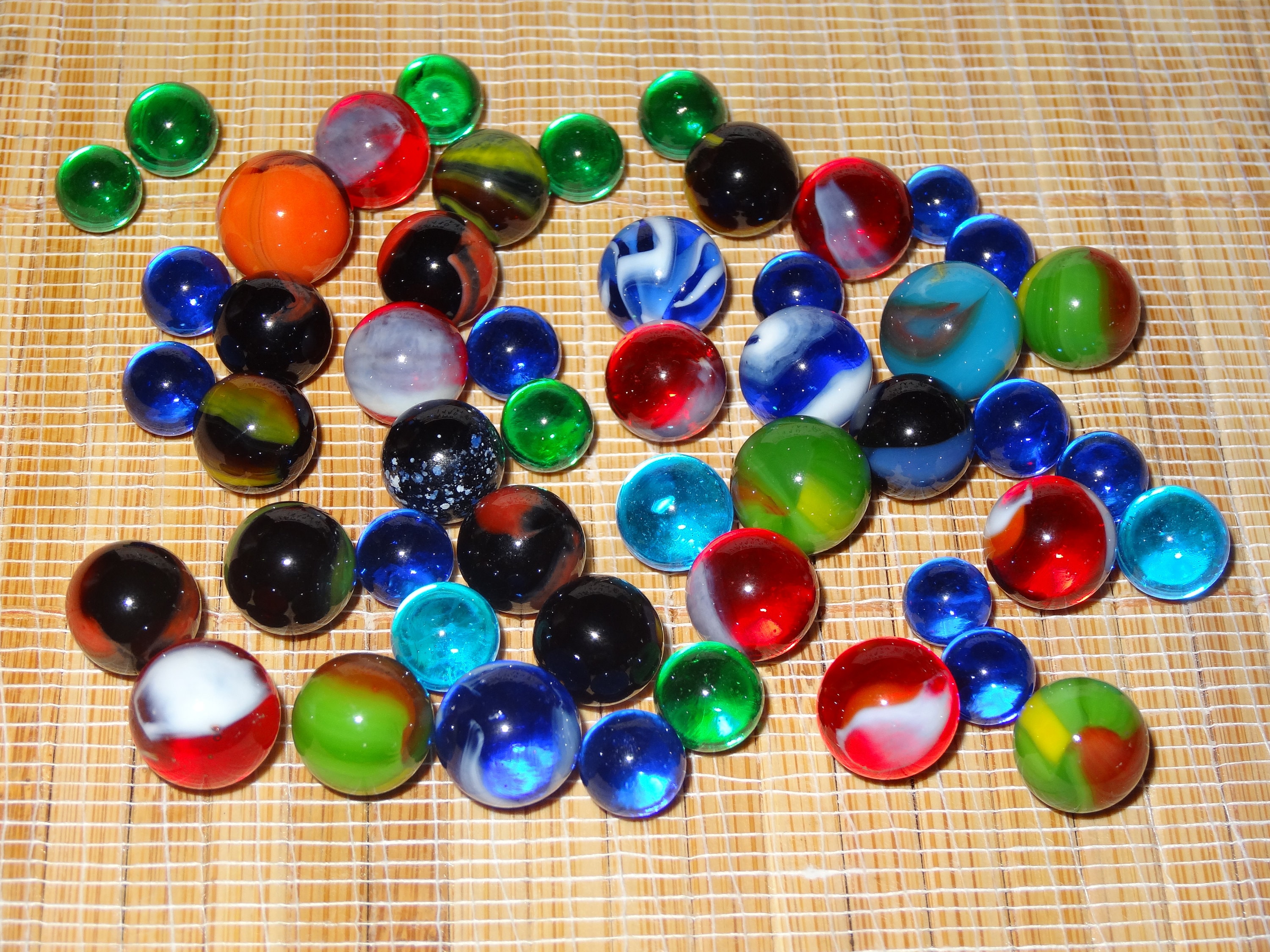 Lot of 50 Pee Wee Marbles / / 1/2 / Small Marbles / Etsy