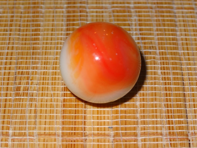 Vintage Vitro Agate ALL REDS Shooter 78 Glass Marbles Collectible Toys Decorative Game Marbles Large Marbles Lot #515