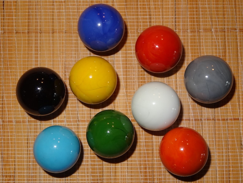One Mega Marble 1 Inch Solid Color Boulder / Decorative / Etsy