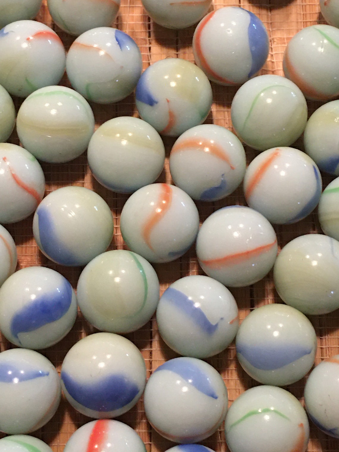 Lot of 30 Mega/Vacor Marbles / 5/8 / Beach Ball Marbles / Etsy