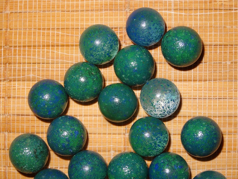 Lot of 20 Mega Marbles EARTH Marbles / 5/8 / Glass Etsy