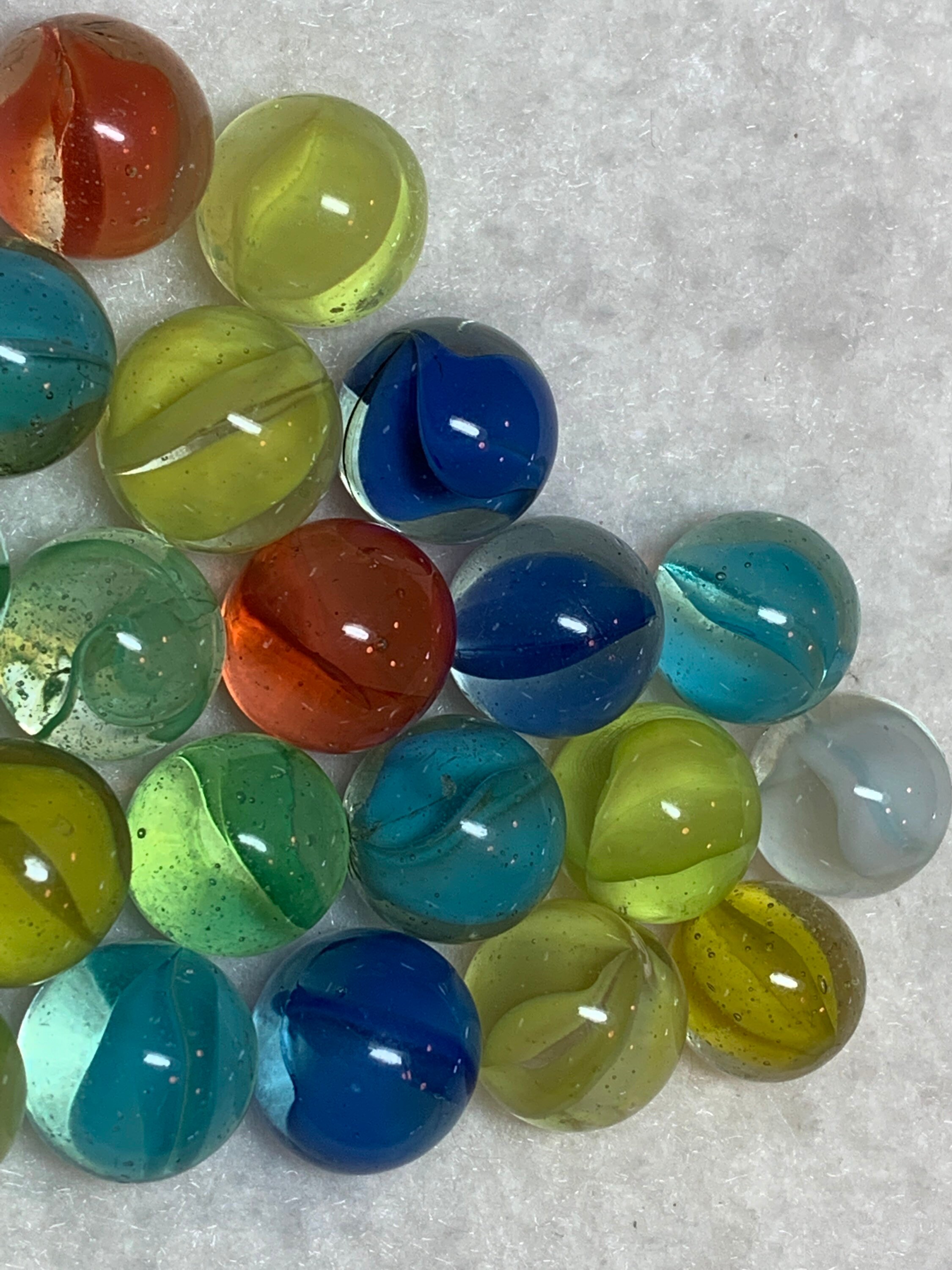 Lot of 25 Vintage Cat Eye Marbles / / 5/8 / Collectible / Etsy