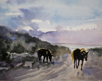 Beach Ponies Before Dawn (Beach Ponies IV)