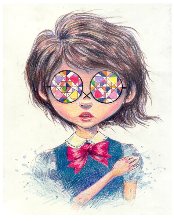 Girl with Kaleidoscope Eyes