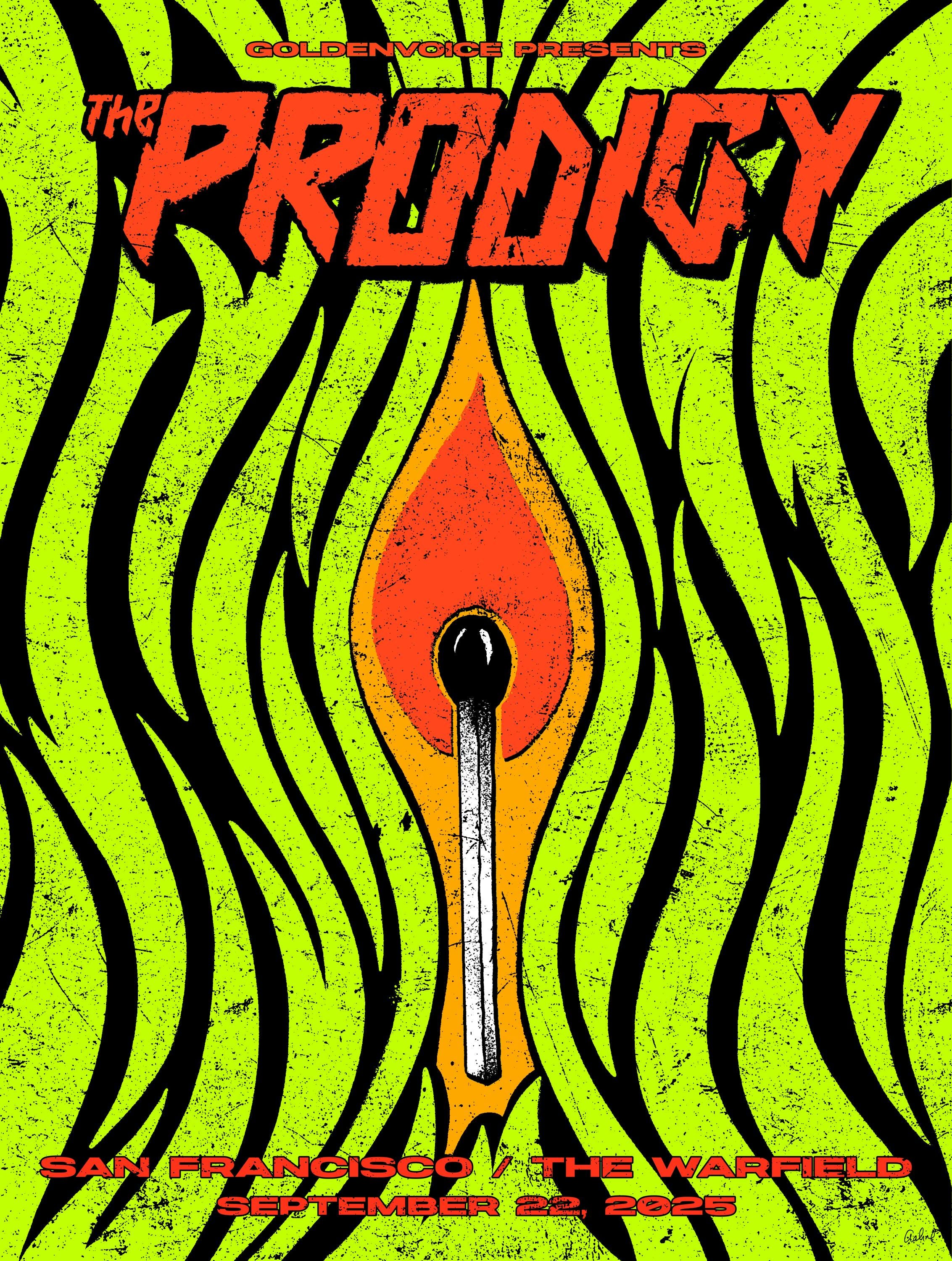 The Prodigy, San Francisco, the Warfield Poster, September, 2025