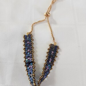 Purple Half Tila Bracelet