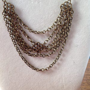 Antique Gold Chain Necklace