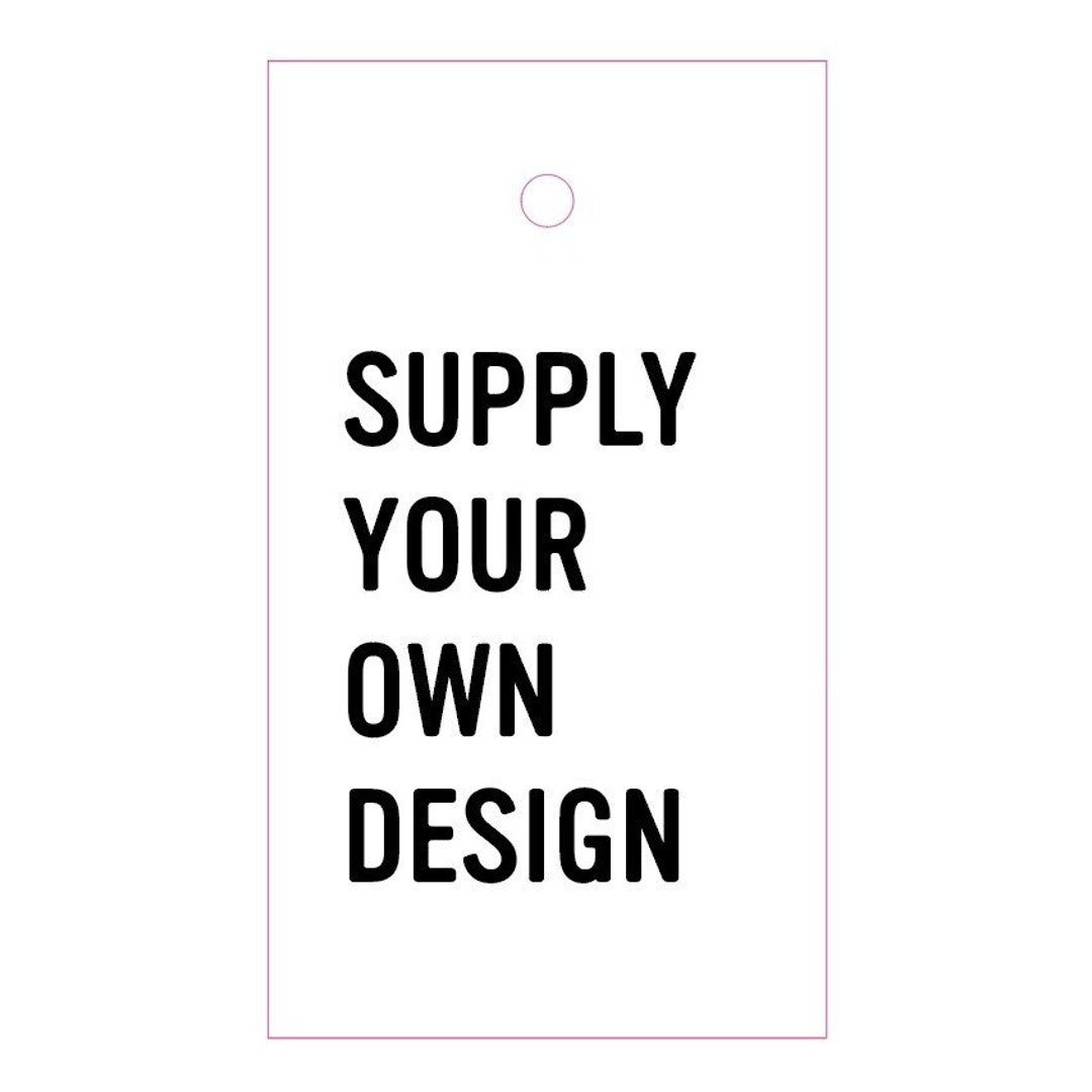 Letterpress Hang Tags 250 Your Design Etsy