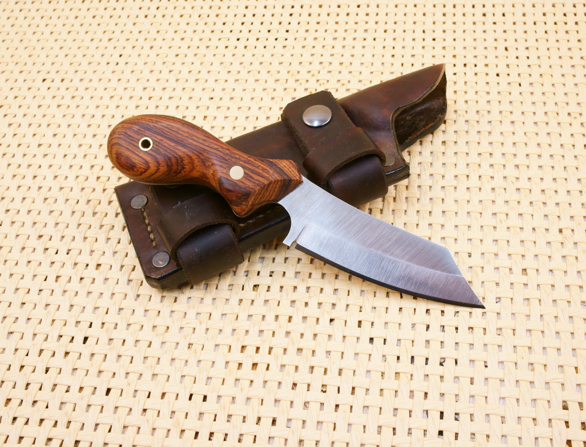 Edc 1095 High Carbon Steel Fixed Blade Full Tang Knife Etsy Singapore