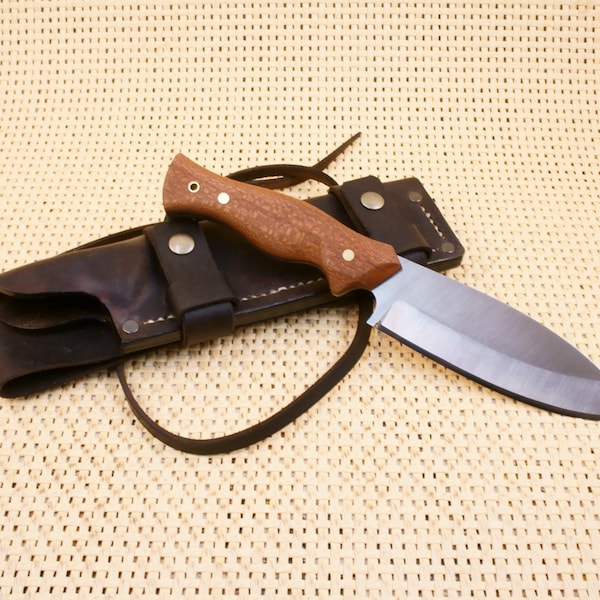 Bushcraft Knife Carbon Steel Etsy