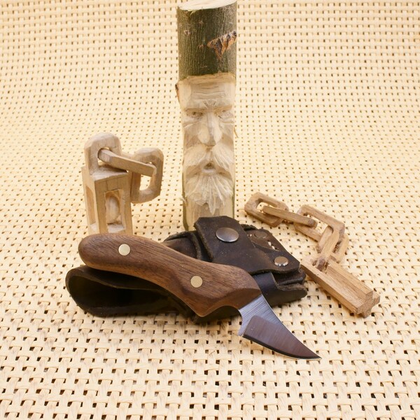 Full Tang D2 Carbon Steel Carving Knife