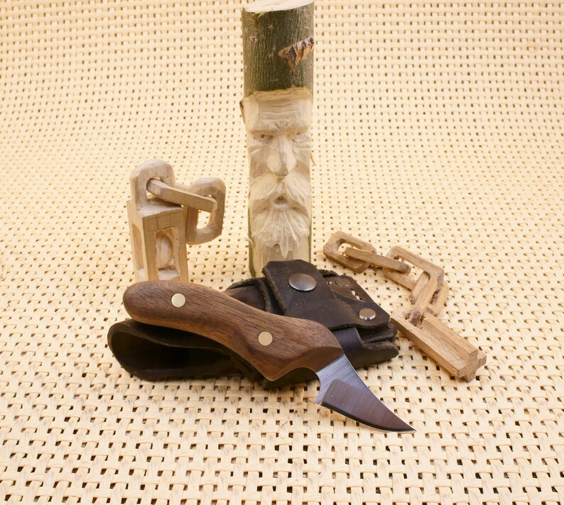 Shops Full Tang D2 Carbon Steel Carving Knife