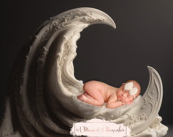 moondaboongさん専用 Newborn Moon Digital Backdrop Ivory/cream - Etsy