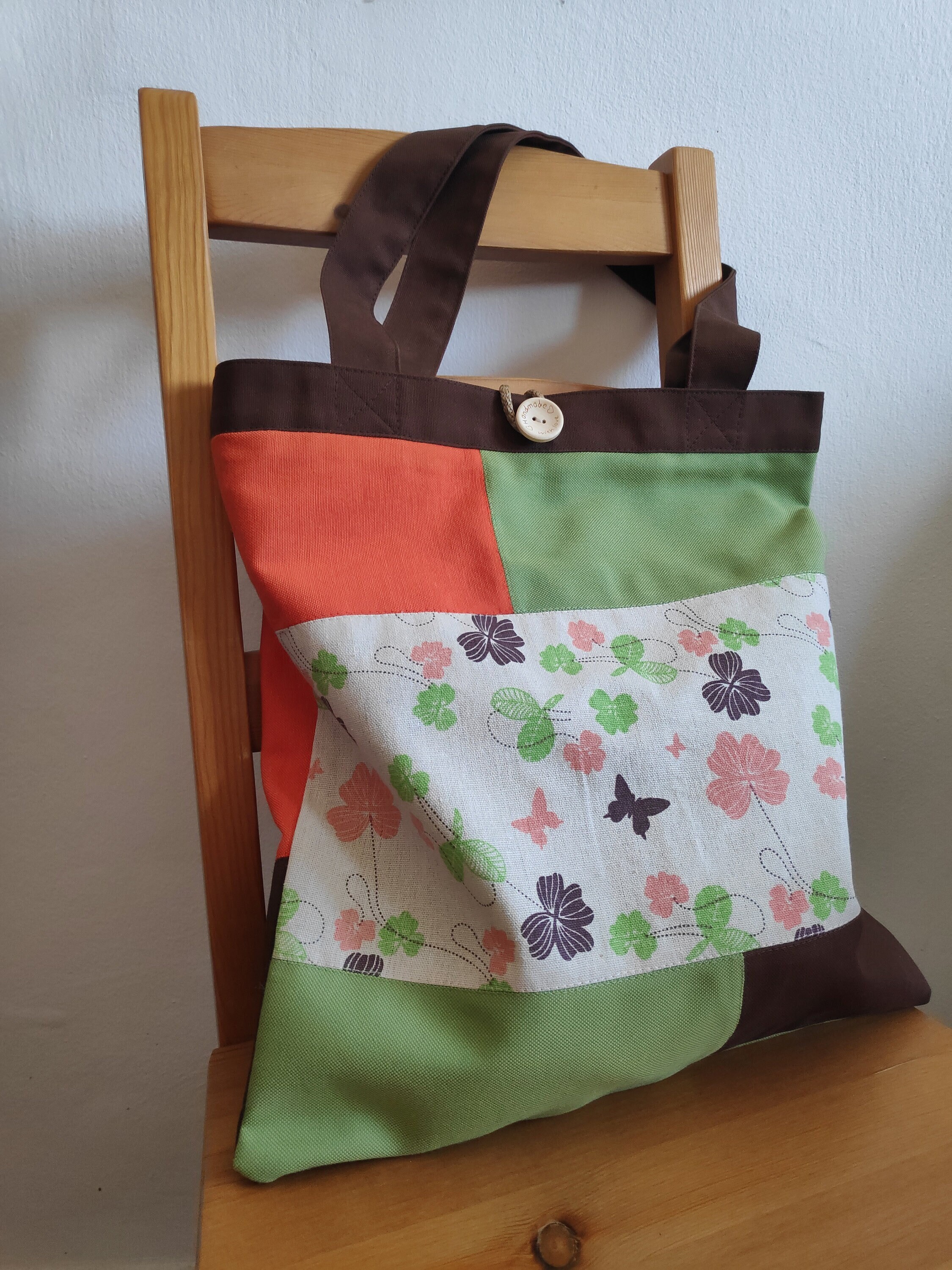 Modern Quilted Tote Bag, Patchwork Shoulder Bag - Etsy