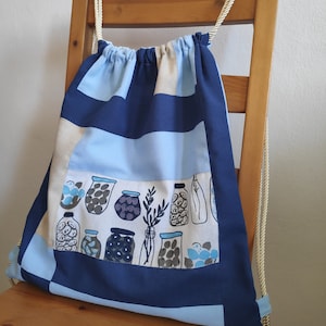 Canvas Everyday Drawstring Backpack Bag