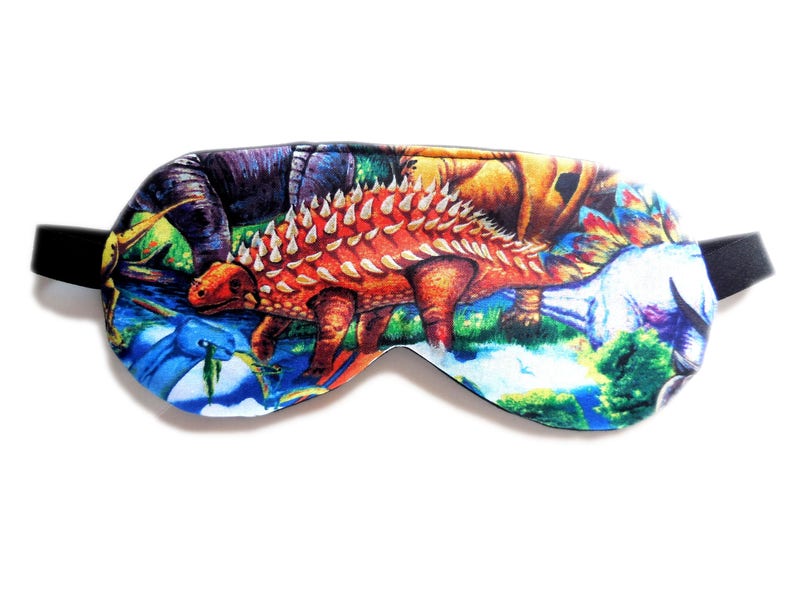 Sleep Mask Dinosaur Eyemask Adult Kids Blindfold Child | Etsy