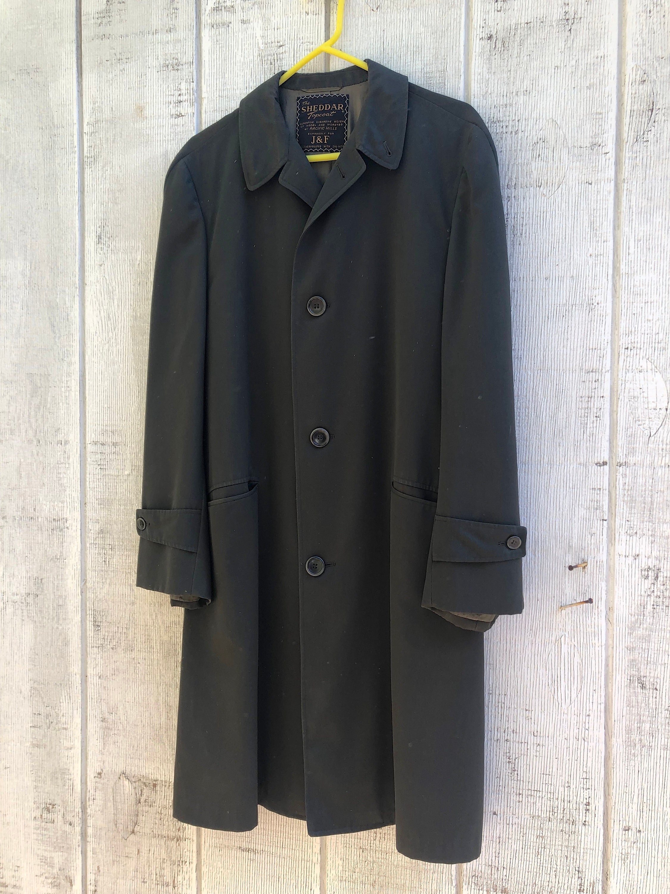 Gabardine Overcoat - Etsy