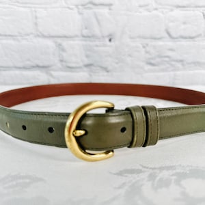新品 COACHコーチ Vintage Belt NAV クラシックレザーベルト Vintage Coach Belt - Etsy
