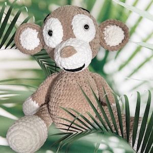 Crocheted monkey